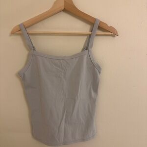 Aritzia Light Gray Stretch Camisole